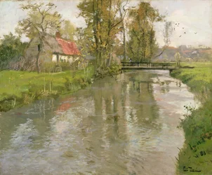 Flusslandschaft, ca. 1897